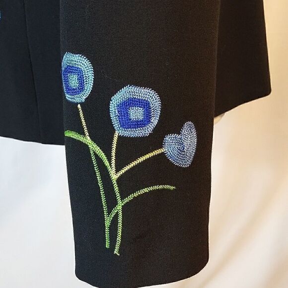 Russell Kemp Embroidered Open Front Jacket - Picture 5 of 7